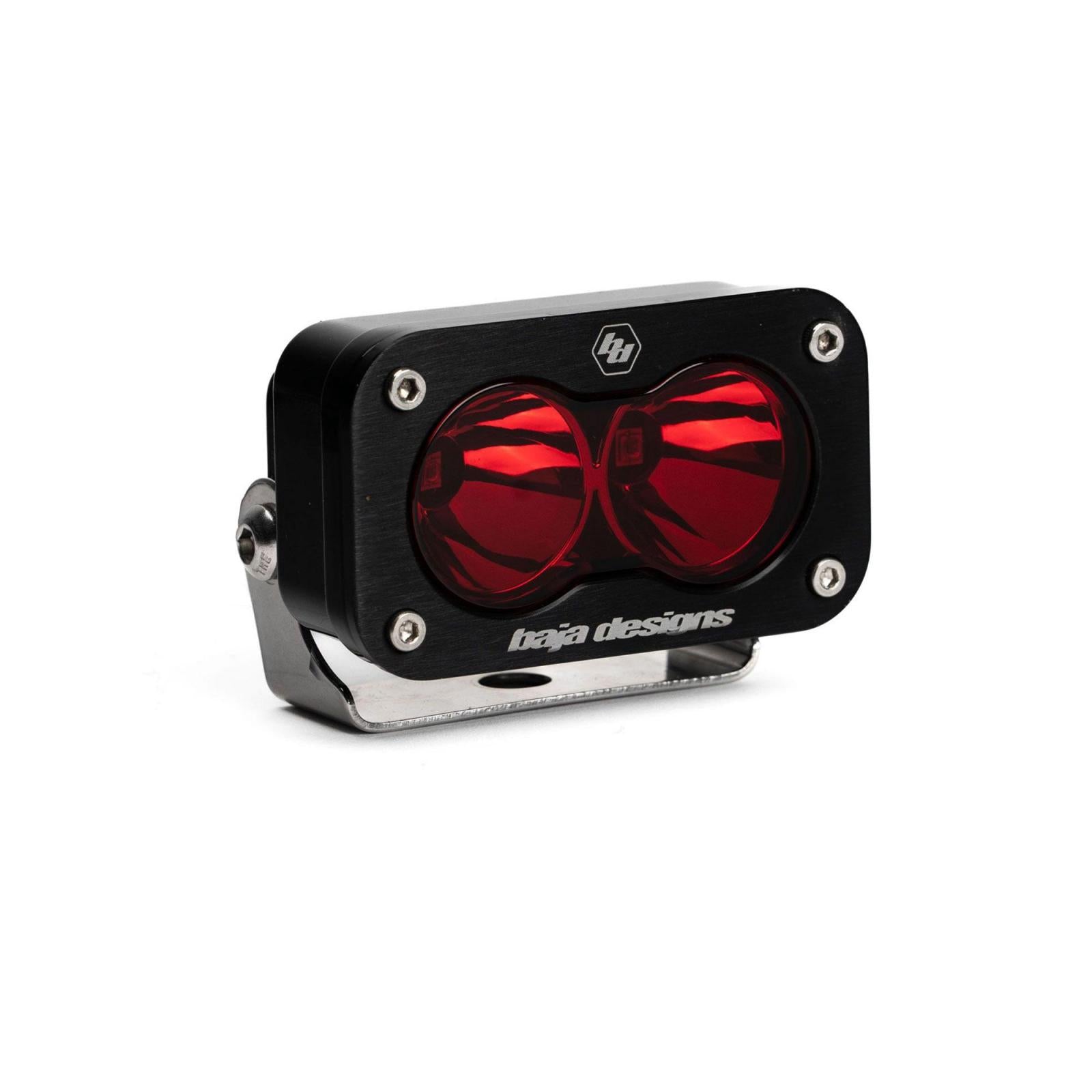 Baja Designs S2 Red LED Auxiliary Light Pod Spot Red 54-0120-RD