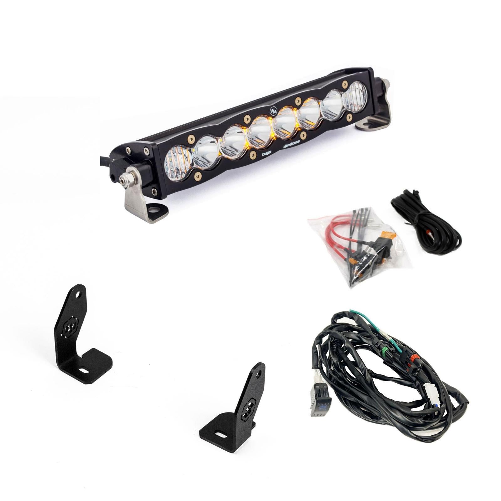 Baja Designs 2025 Polaris RZR ProR ProS ProXP Clear S8 10 Inch Light Bar Hood Mount Kit 44-8299