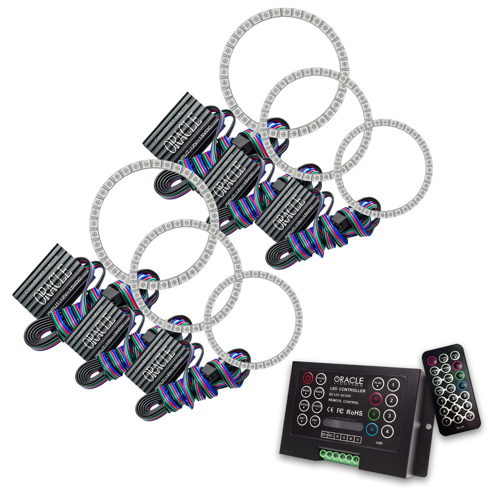 Oracle Lighting 2007-2013 Cadillac Escalade LED Headlight Halo Kit 2216-333