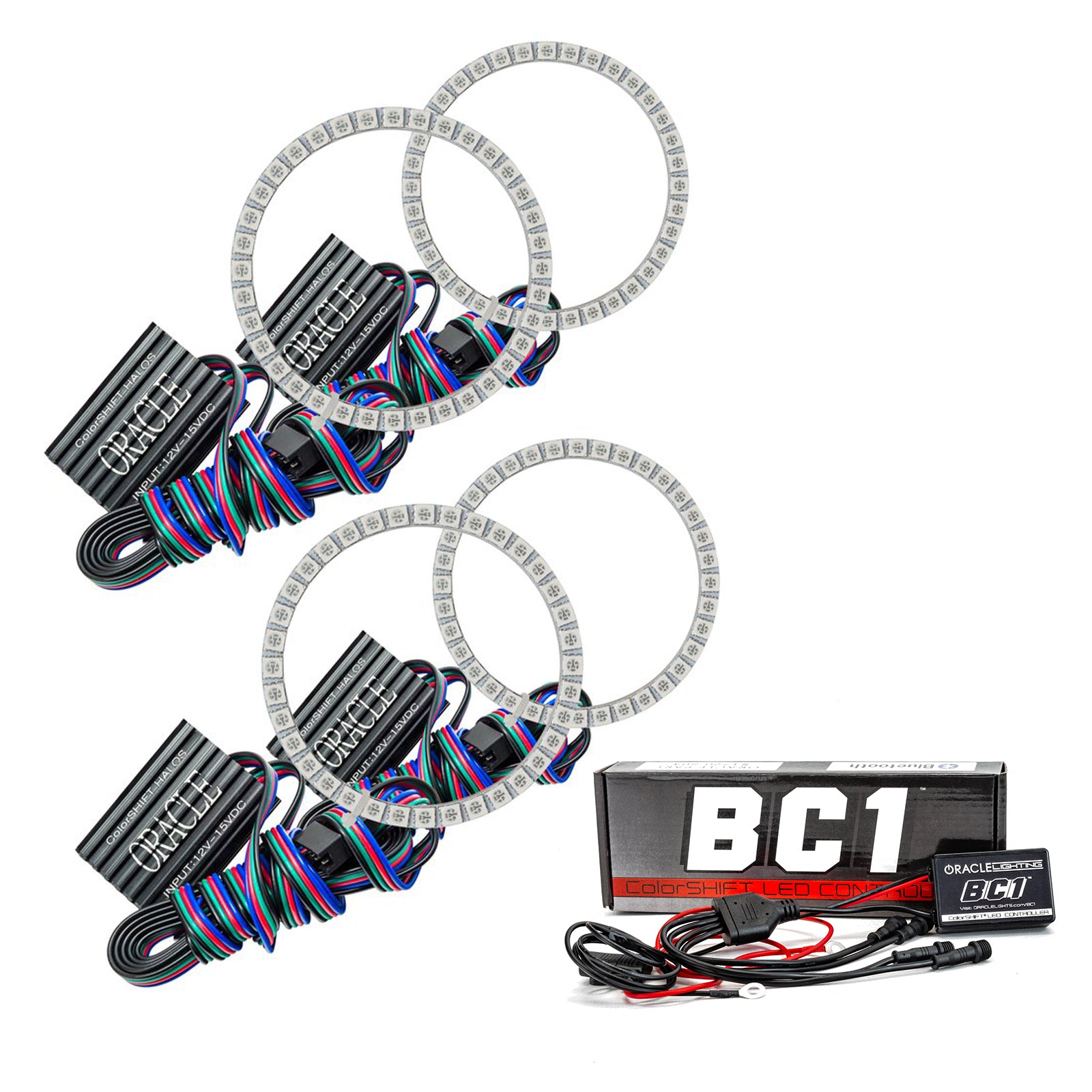 Oracle Lighting 2007-2014 Maserati GranTurismo LED Headlight Halo Kit 2330-335