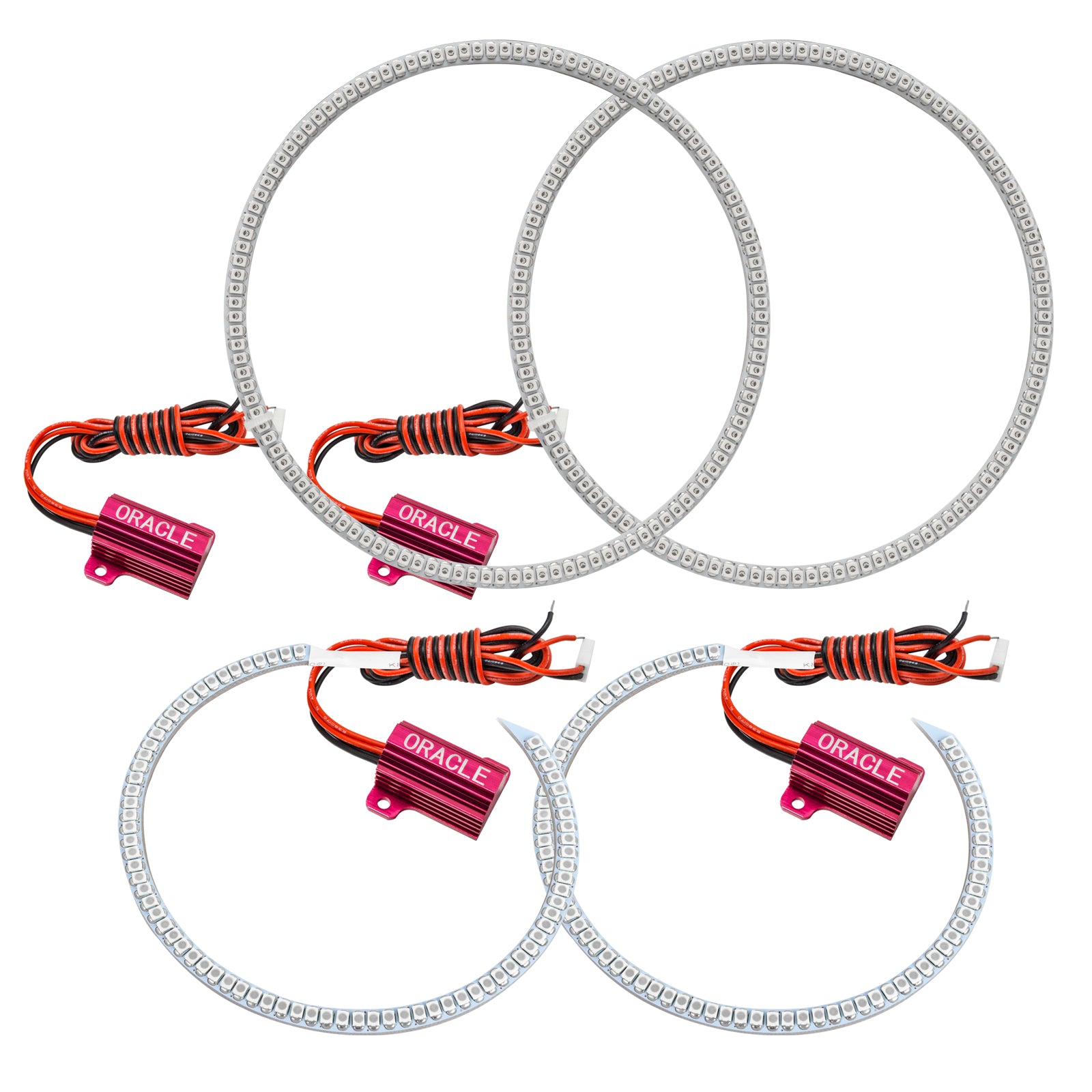 Oracle Lighting 2008-2013 Ford Falcon LED Headlight Halo Kit Red 2367-003