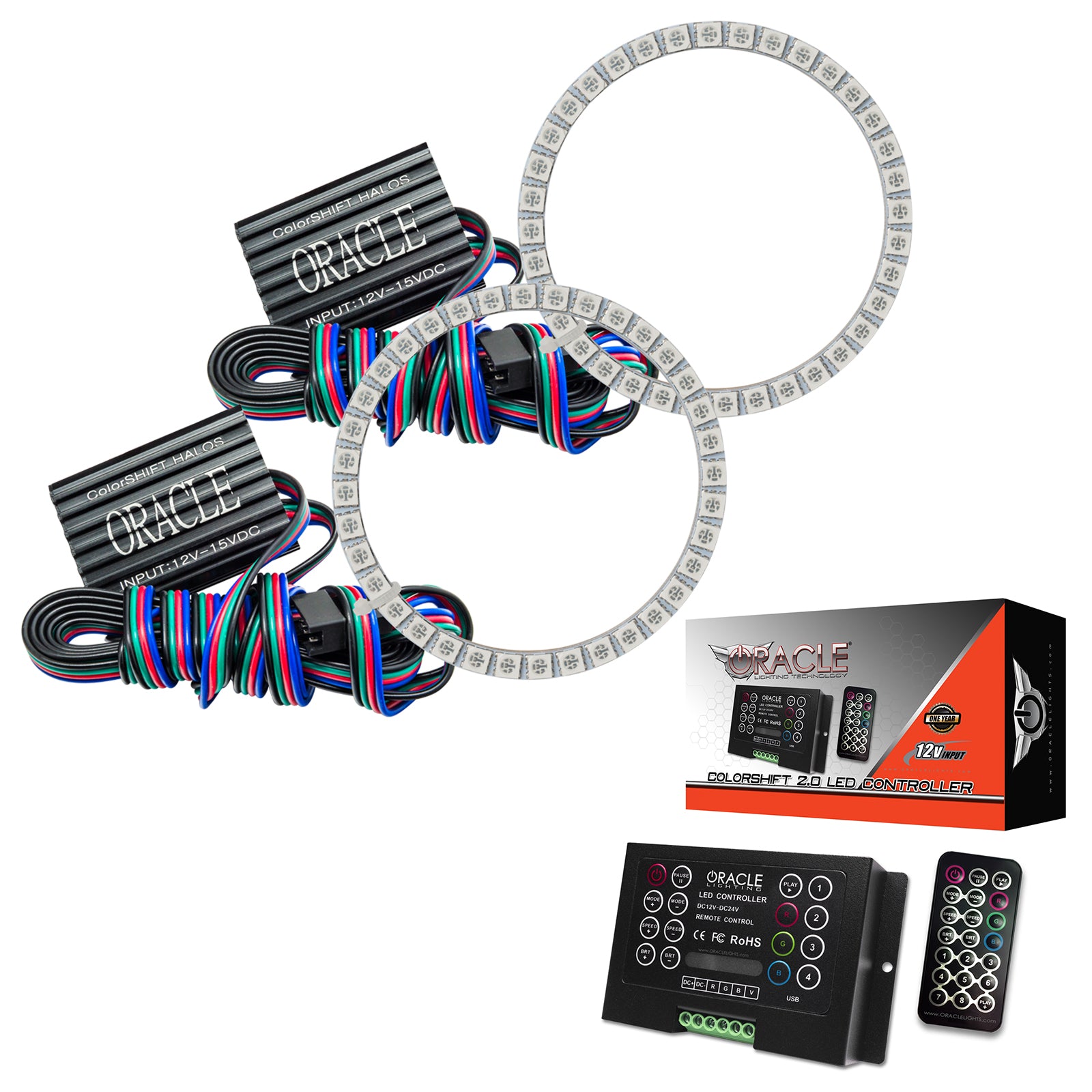 Oracle Lighting 2007-2009 Saturn Sky LED Headlight Halo Kit 2511-333