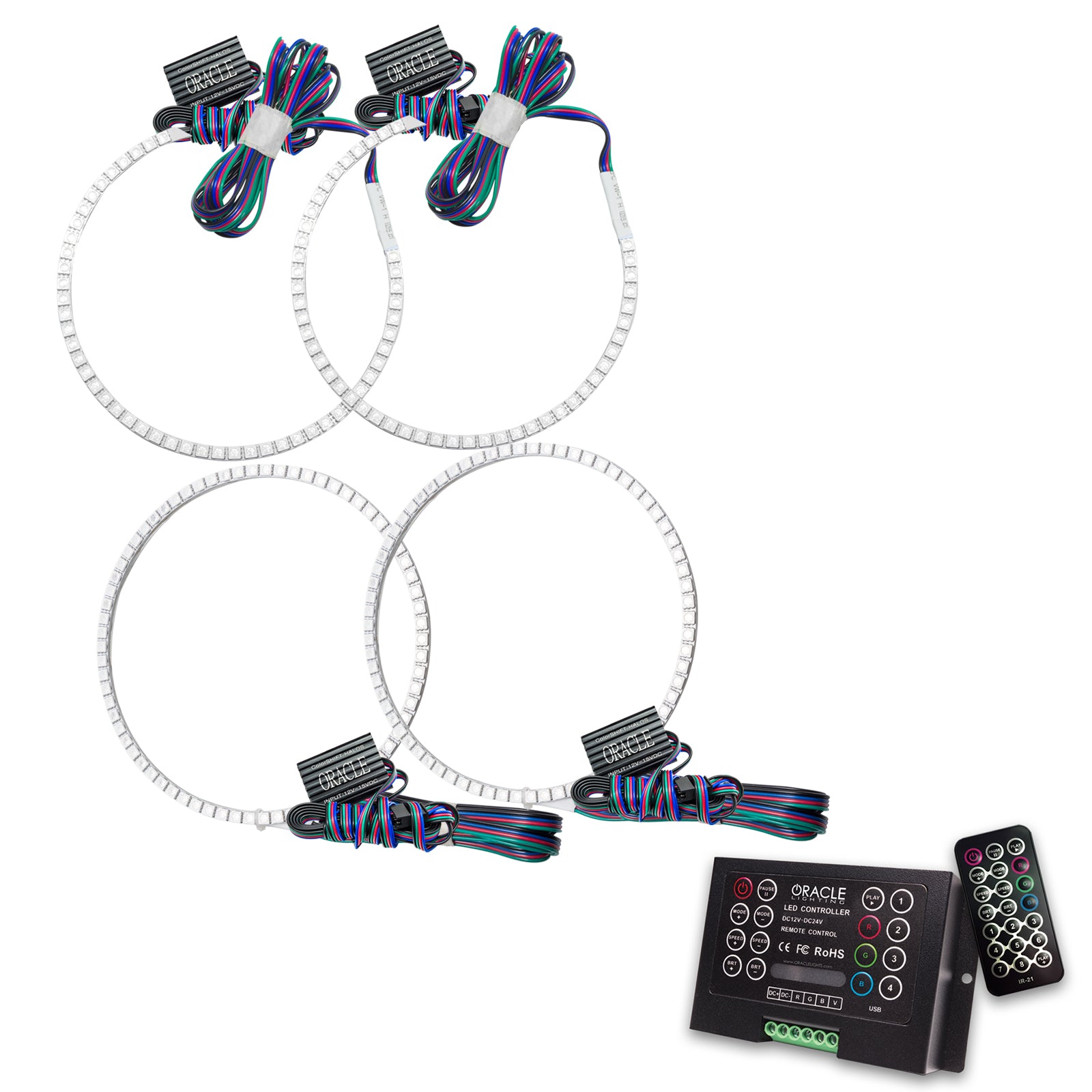 Oracle Lighting 2007-2010 Dodge Caliber LED Headlight Halo Kit 2644-333