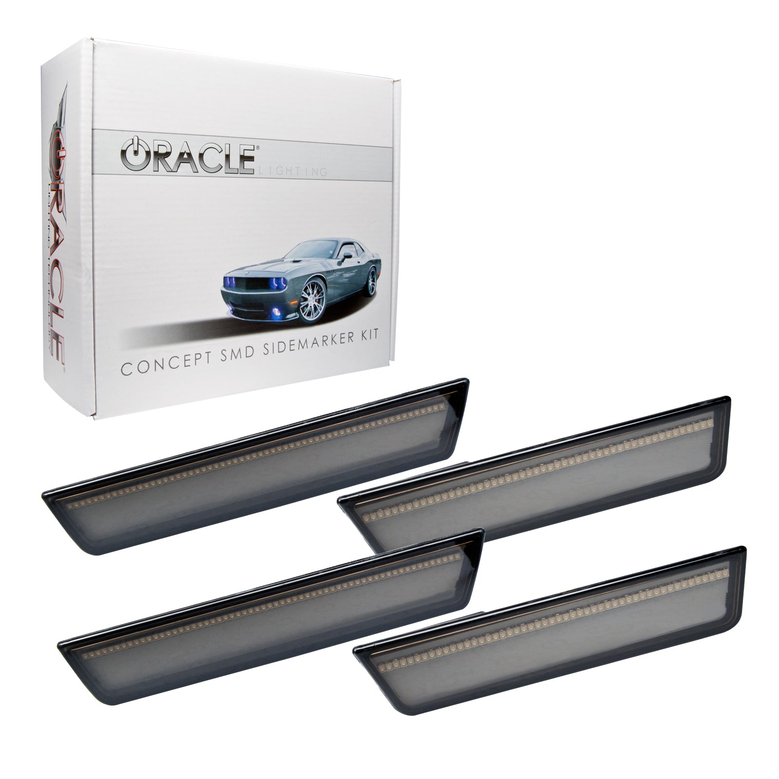 Oracle Lighting 2008-2014 Dodge Challenger Concept Sidemarker Set - Tinted Lens 9800-020