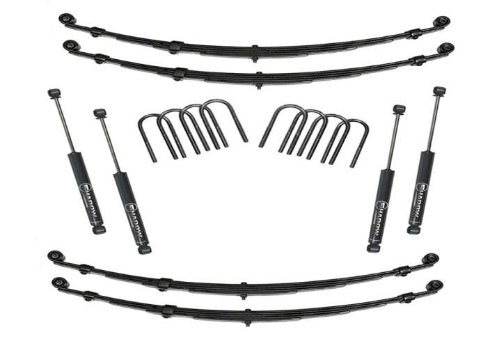 SUPERLIFT 1982-1986 Jeep CJ5 CJ7 CJ8 1982-1985 Jeep Scrambler Lift Kit SL Shocks 4 Inch K718/86040X4