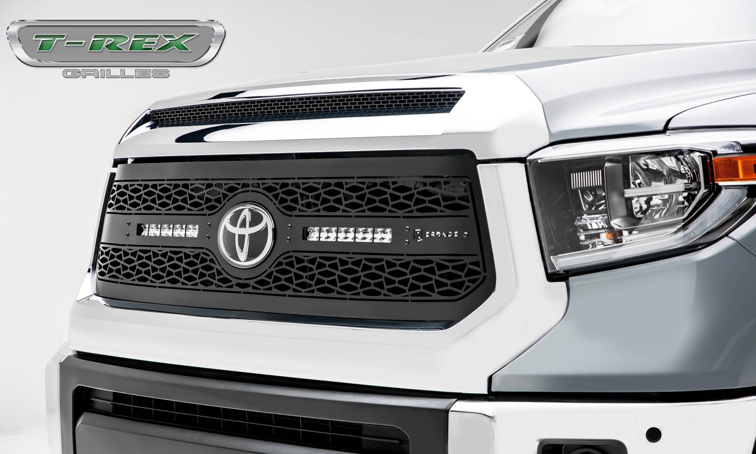 T-Rex 2018-2021 Toyota Tundra ZROADZ Grille Black 1 Pc Replacement with 10" LEDs Does Not Fit Vehicles with Camera Z319661