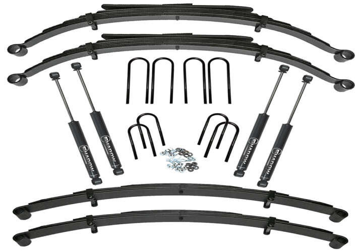 SUPERLIFT 1973-1991 Chevrolet Suburban GMC Suburban Lift Kit 4WD 3 4 Ton with SL Shocks 4" K438/86040X4