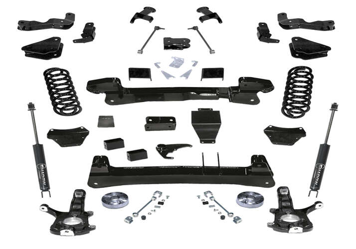 SUPERLIFT 2000-2006 Chevrolet Suburban 1500 Tahoe GMC Yukon 4WD 6" Knuckle Suspension Lift Kit with SL Shocks K123/86040X2