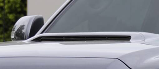 T-Rex 2012-2015 Toyota Tacoma Aluminum 1 Pc Insert Horizontal Billet Hood Scoop Black No Studs 20939B