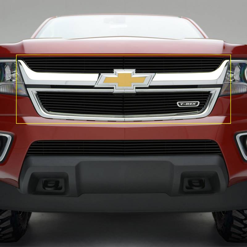 T-Rex 2015-2020 Chevrolet Colorado Billet Grille Main Overlay Black 21267B