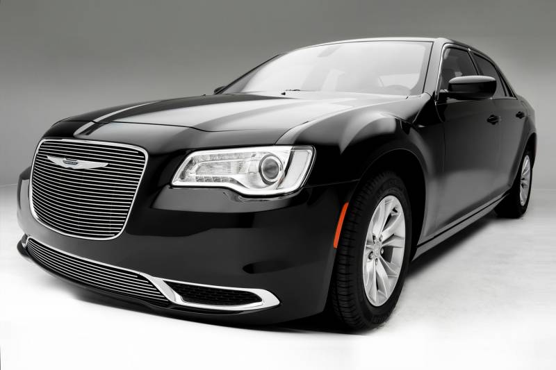 T-Rex 2015-2018 Chrysler 300 Billet Main Grille Overlay Black Powdercoated 21436