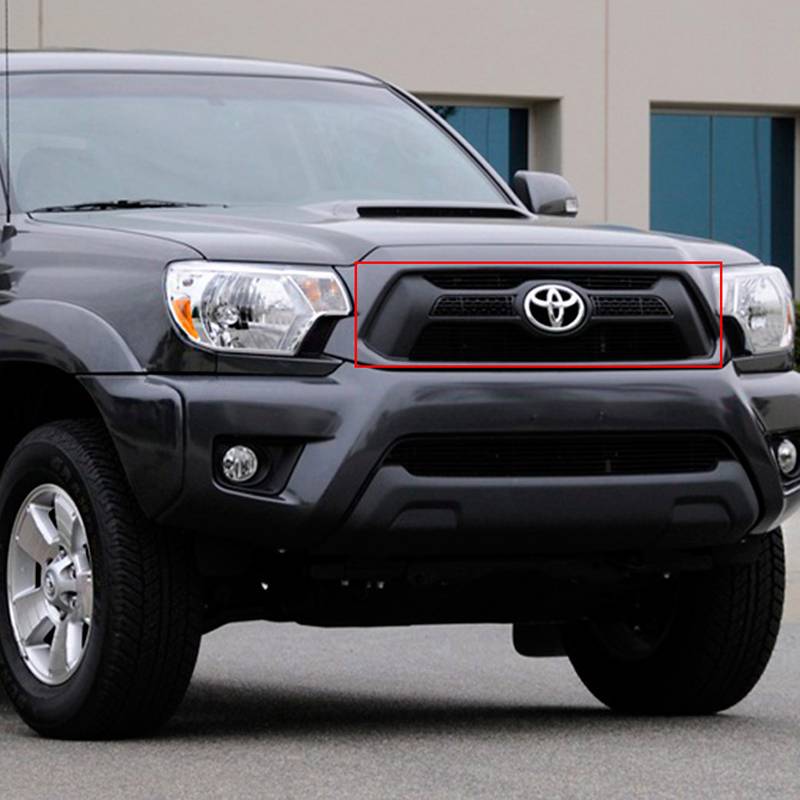 T-Rex 2012-2015 Toyota Tacoma Billet Grille Overlay Bolt On 2 Pc Black 21938B