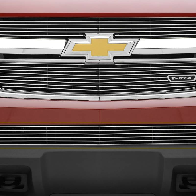 T-Rex 2015-2020 Chevrolet Colorado Billet Bumper Grille Overlay Polished Black 25267