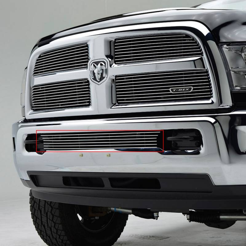 T-Rex 2013-2018 Dodge Ram 2500 3500 Billet Bumper Grille Insert Polished 25452