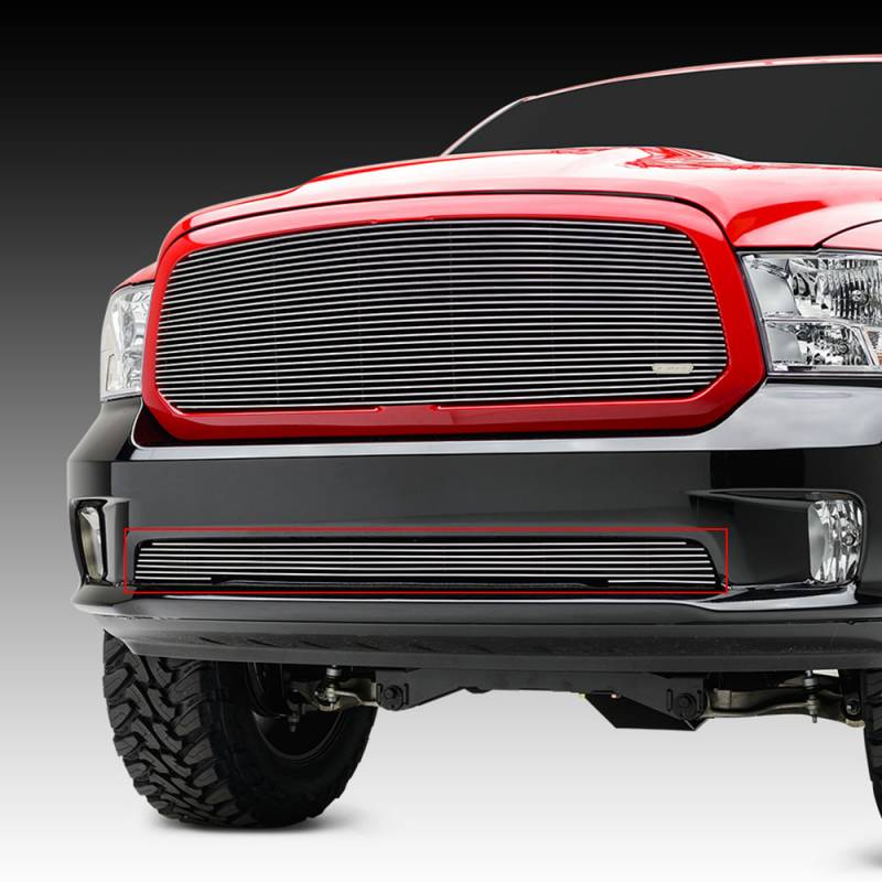 T-Rex 2013-2018 Dodge Ram 1500 2019-2023 Ram 1500 Classic Bumper Billet Grille Overlay Polished 25458