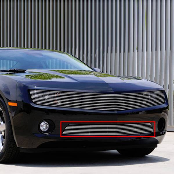 T-Rex 2010-2013 Chevrolet Camaro Bumper Billet Main Grille Overlay Polished 25027