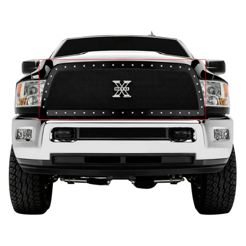 T-Rex 2013-2018 Dodge Ram 2500 3500 X-METAL Series Studded Main Grille Black 6714521