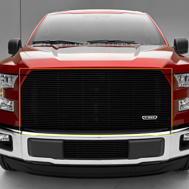 T-Rex 2015-2017 Ford F150 Billet Main Grille Replacement Black 20573B