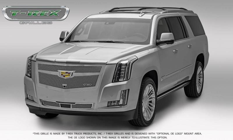 T-Rex 2015-2020 Cadillac Escalade Escalade EXT ESV Upper Class Main Grille Replacement Chrome Plated & Polished 56181