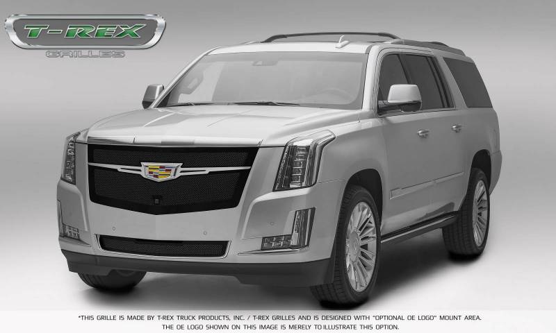 T-Rex 2015-2020 Cadillac Escalade Escalade EXT ESV Upper Class Main Grille Replacement  Black w/ Chrome Plated 51191