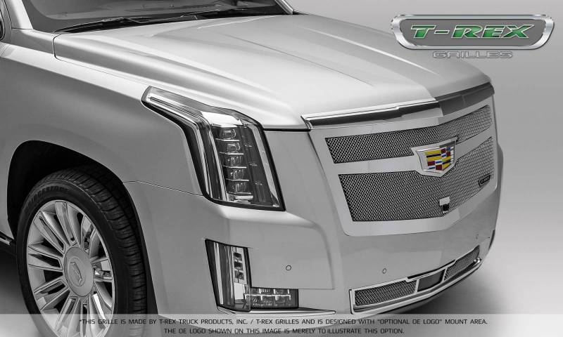 T-Rex 2015-2020 Cadillac Escalade EXT ESV Upper Class Bumper Grille Overlay Chrome Plated & Polished 57189