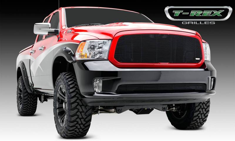 T-Rex 2013-2018 Dodge Ram 1500 2019-2023 Ram 1500 Classic Aluminum Black Billet  Grille Insert 20458B