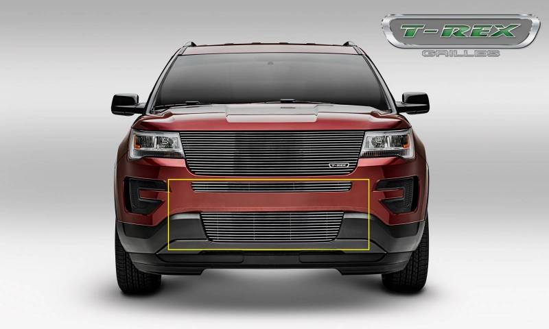 T-Rex 2013-2017 Dodge Ram PU 2500 3500 Aluminum Black Billet Grille Bumper Insert 25664B