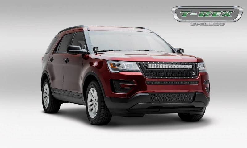 T-Rex 2016-2017 Ford Explorer Steel Black Stealth Grille Replacement 6316641-BR