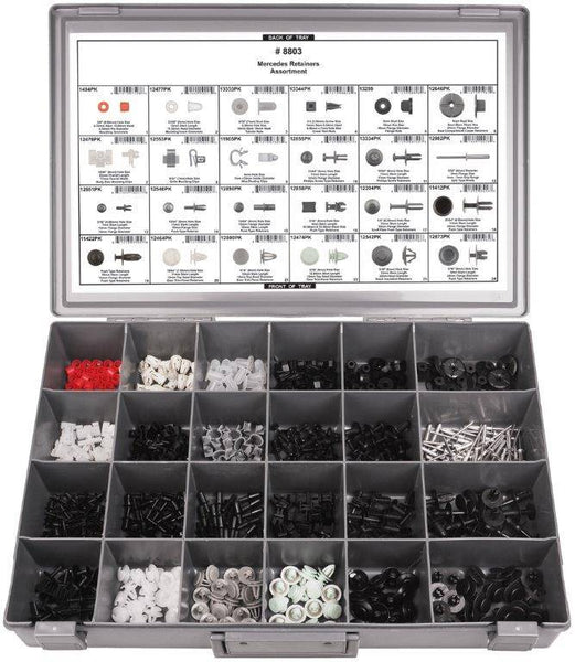 Disco Mercedes Retainers Assortment 530 PCS 8803 AutoPartsToys