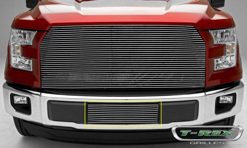 T-Rex 2015-2017 Ford F150 Billet Bumper Grille Insert Polished 25573