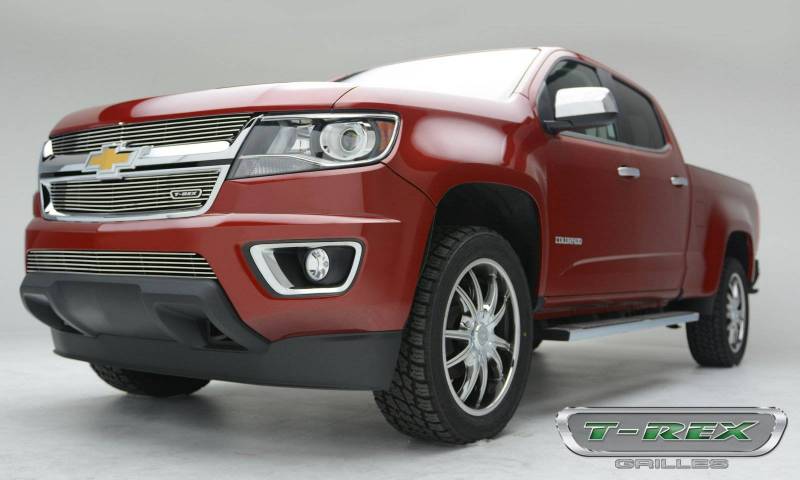 T-Rex 2015-2020 Chevrolet Colorado Billet Grille Main Overlay Polished Black 21267