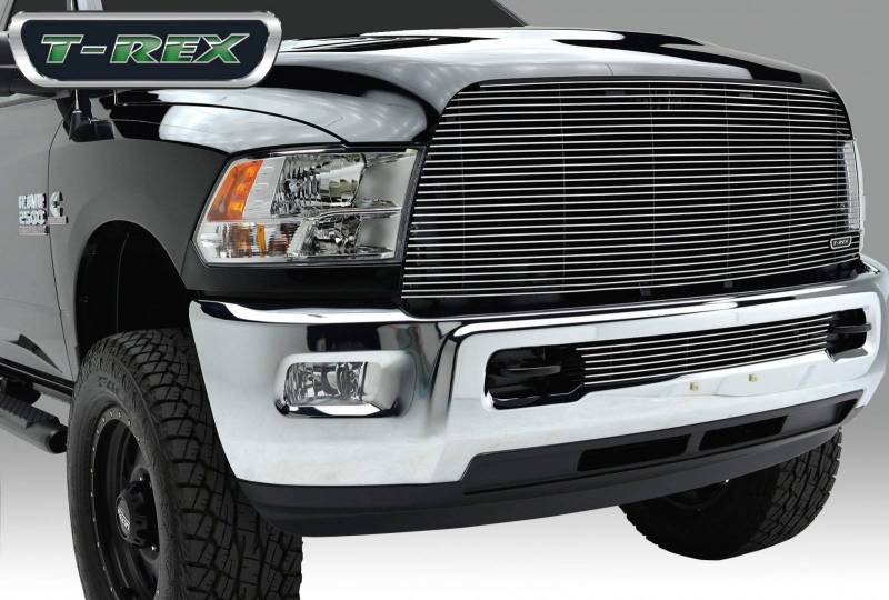 T-Rex 2013-2018 Dodge Ram 2500 3500 Billet Main Grille Insert Polished Aluminum Bars 1 Pc 20452