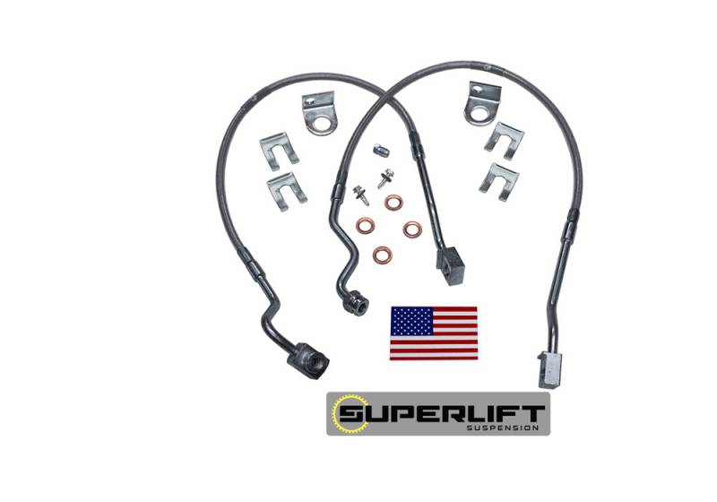 SUPERLIFT 1995-1997 Ford Ranger Bulletproof Brakes Hose Front 4-6 Inch Pair 91260