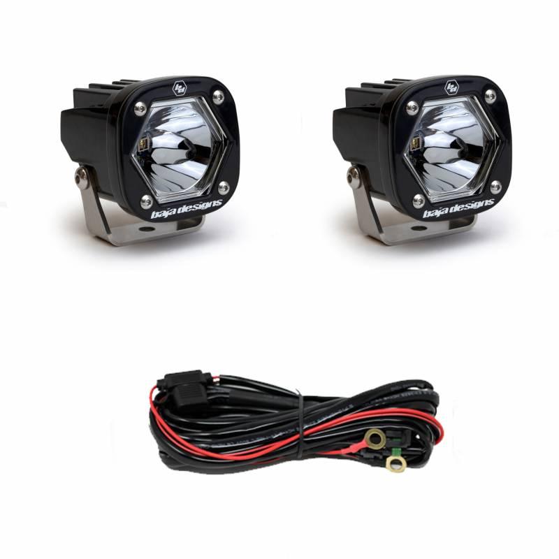 LED Light Pods Flush Mount Backup Kit - Auto Parts Toys