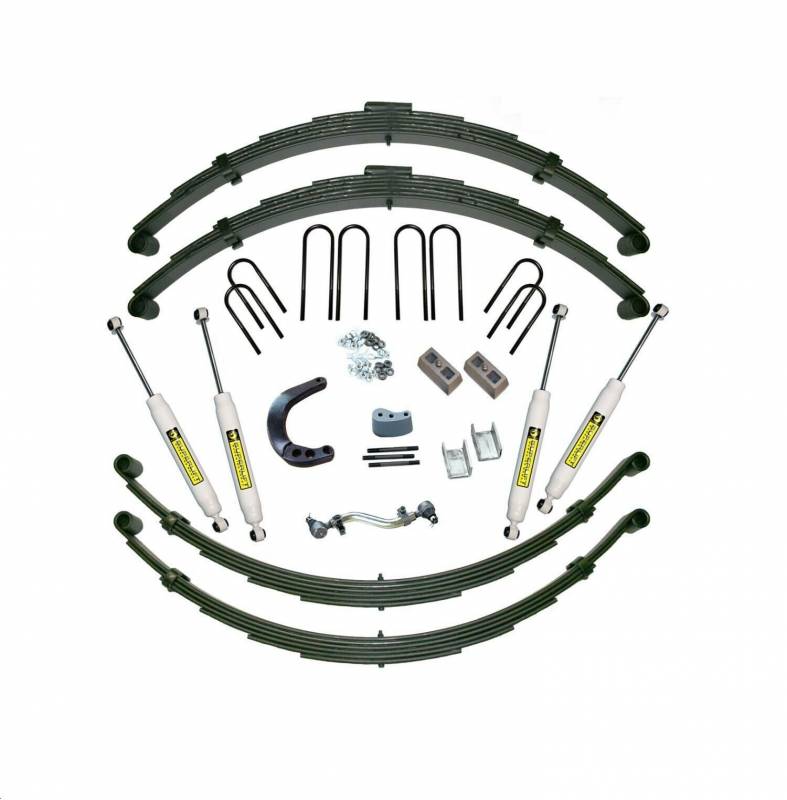 Superlift 4WD 12" Lift Kit with Rear Spring Kit with SL Shocks K430/86040X4