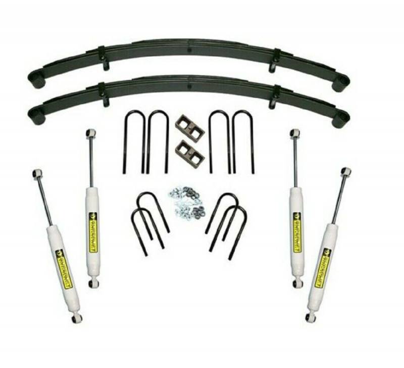 SUPERLIFT 1975-1986 Chevrolet K10 1987 V10 1973-1974 K10 Pickup 1975-1978 GMC K15 1973-1974 K15 K1500 Pickup 1979-1986 K1500 1987 V1500 4" Lift Kit K428