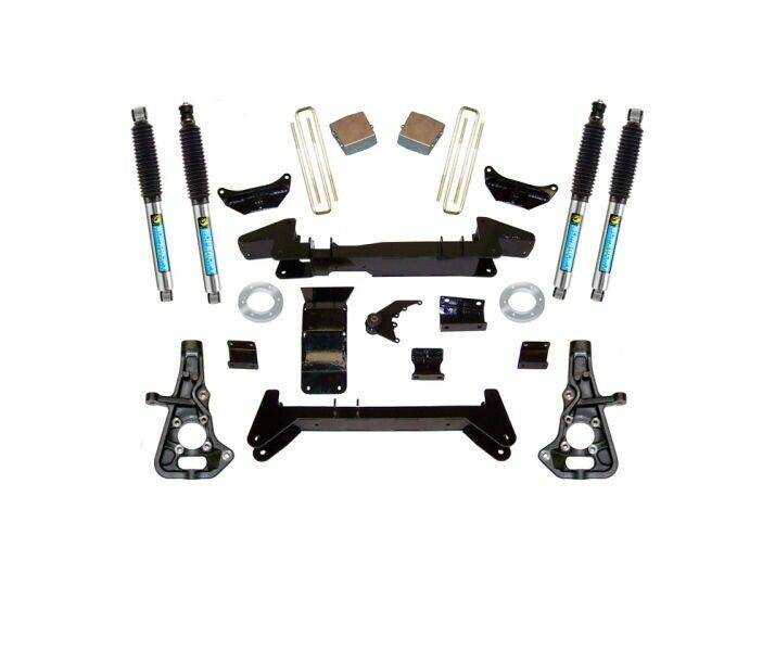 SUPERLIFT 2001-2007 Chevrolet Silverado Gmc Sierra 1500 HD 2000-2010 Suburban 2500 Gmc Yukon XL 2500 2002-2006 Avalanche 2500 4WD Knuckle Kit with Bilstein shocks Lift Kit 6" K861B