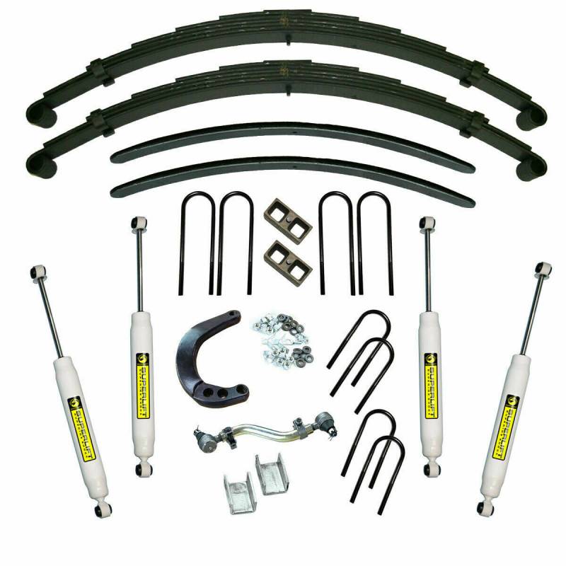 SUPERLIFT 1973-1991 Chevrolet Suburban Blazer GMC Suburban Jimmy Lift Kit 8 Inch K423/86040X4
