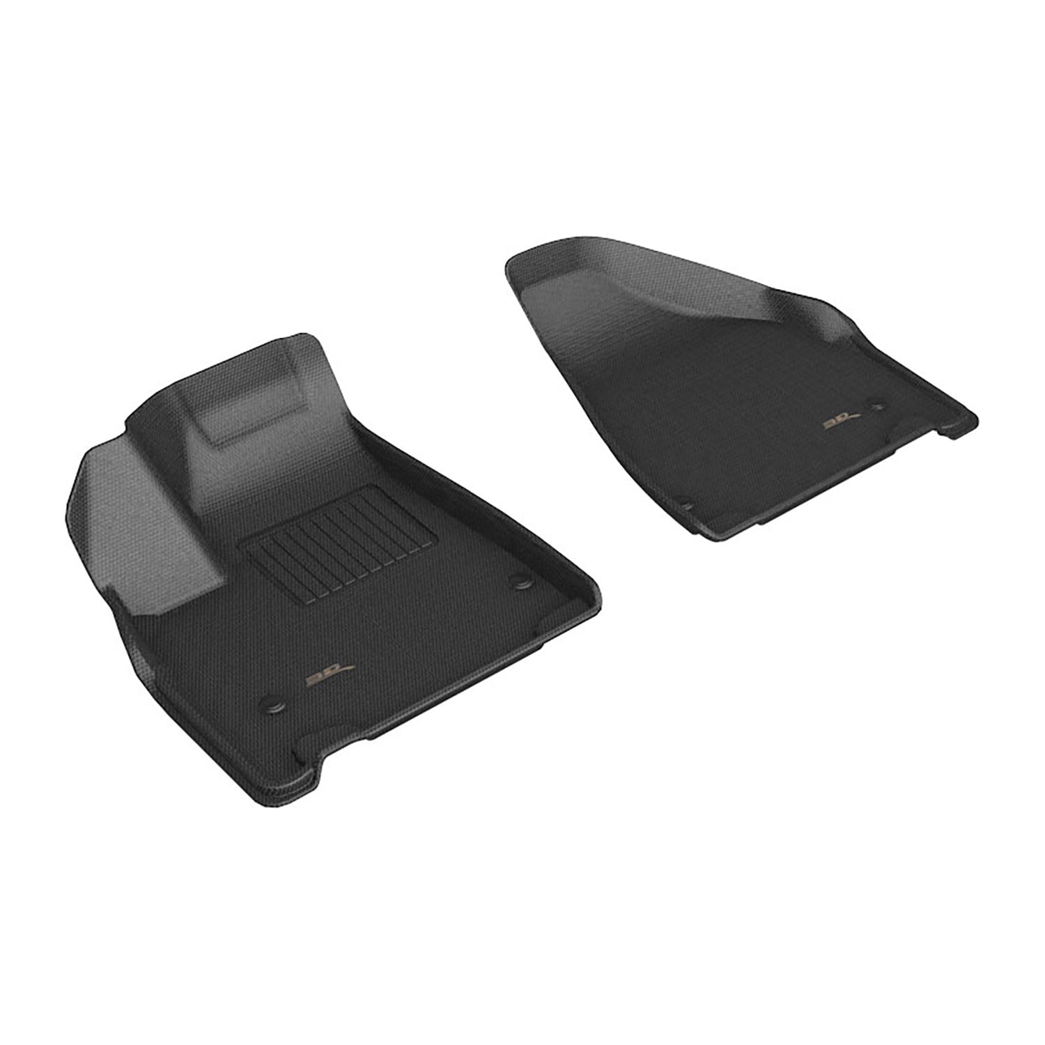 3D Maxpider 2021-2024 Chrysler Pacifica Pinnacle Custom Fit Kagu Black 1st Row Floor Liner L1CY00811509