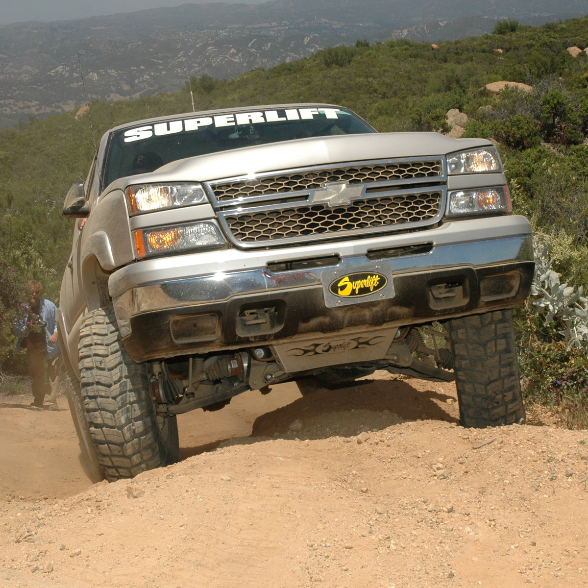 SUPERLIFT 1999-2006 Chevrolet Silverado GMC Sierra 1500 2007 Silverado Sierra 1500 Classic 4WD 6" Knuckle Suspension Lift Kit with Bilstein Shocks K121B/86040X4