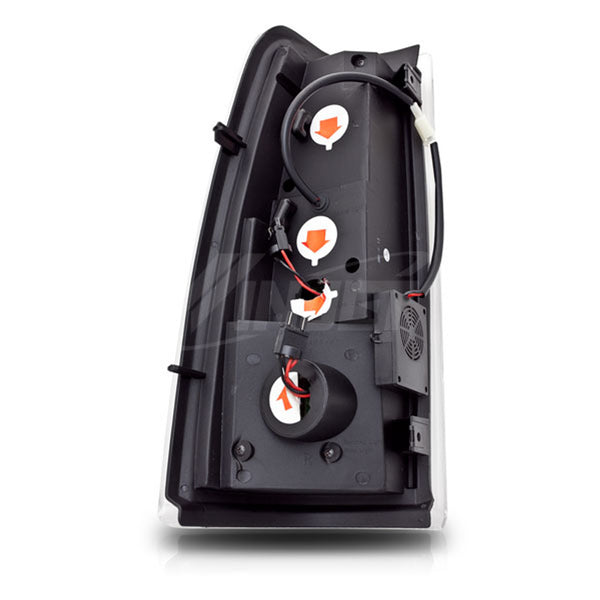 Winjet 19992006 Chevrolet Silverado 19992003 GMC Sierra LED Tail Light Black Smoke CTWJ0006