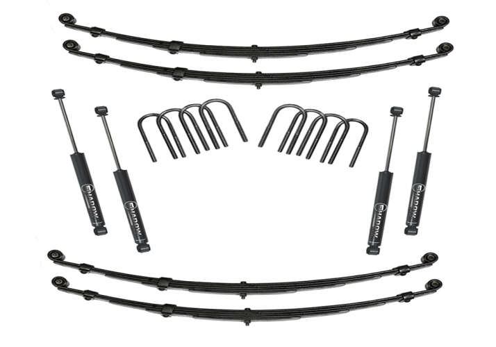 SUPERLIFT 1959-1975 Jeep Cj5 Cj6 1955-1958 Jeep Willys 1957-1958 F4 Lift Kit 4 Inch SL Shocks K712/86040X4