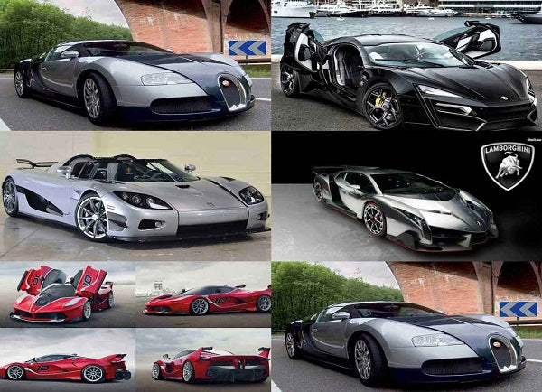 The top five most expensive cars