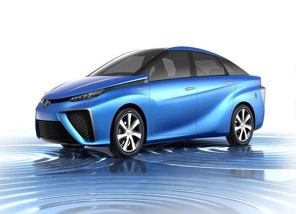 Toyota Mirai, the company's first hydrogen powered car