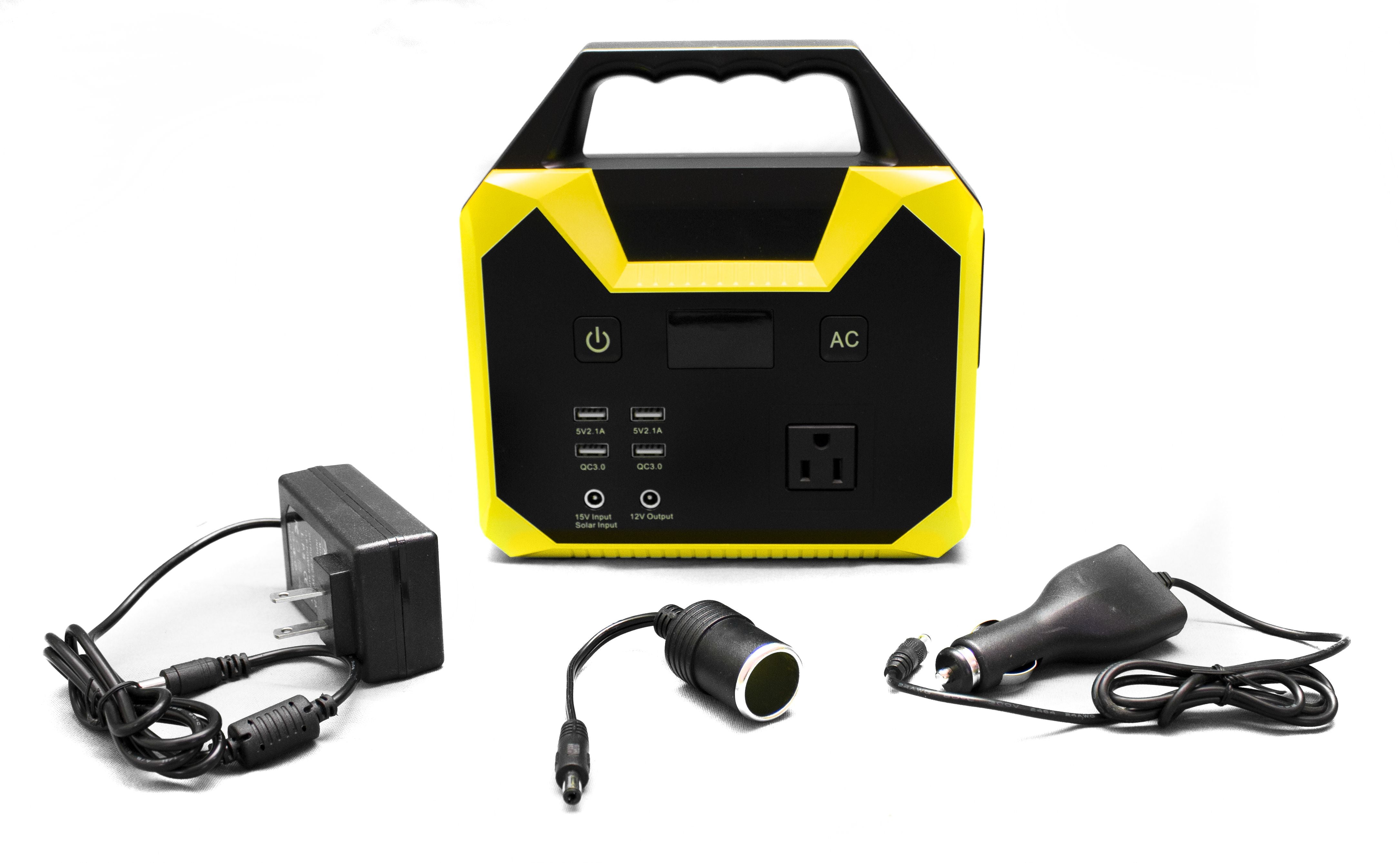 Race Sport 12v-110V Mini Lithium Portable Generator Power Station Kit RS10BP