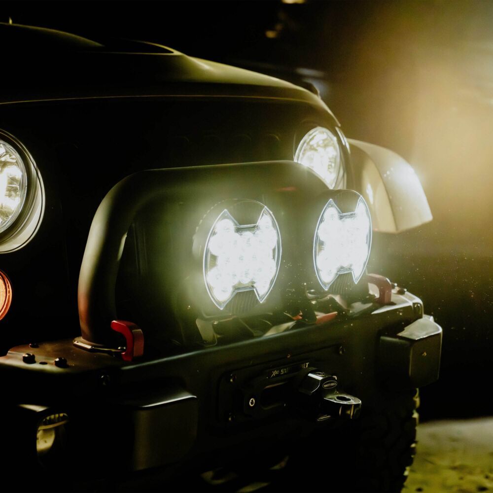 KC Hilites SlimLite 8" LED Master Light Kit Single 1118