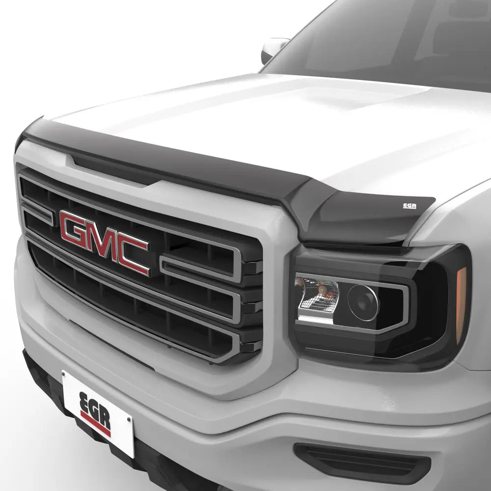 EGR 2014-2019 GMC Sierra 1500 2500HD 3500HD Superguard Hood Guard Smoke Finish 301581