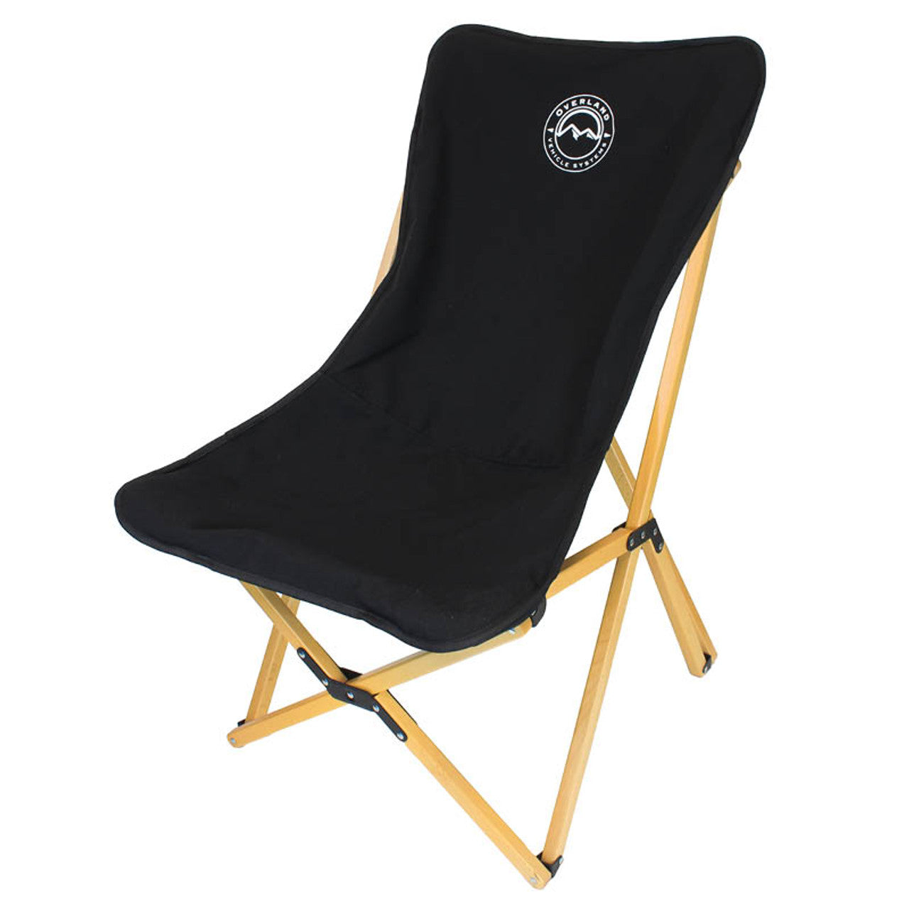 OVS Kick It Camp Chair Wood Base & Storage Bag 30100041