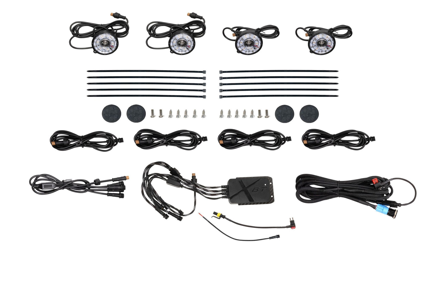 Morimoto RGB LED 4 Pack Rock Light Kit XRL20.2