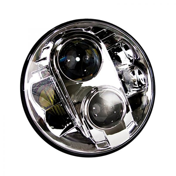 Race Sport 7inch Round Chrome Projector LED Headlight RS-7LED8X10HL
